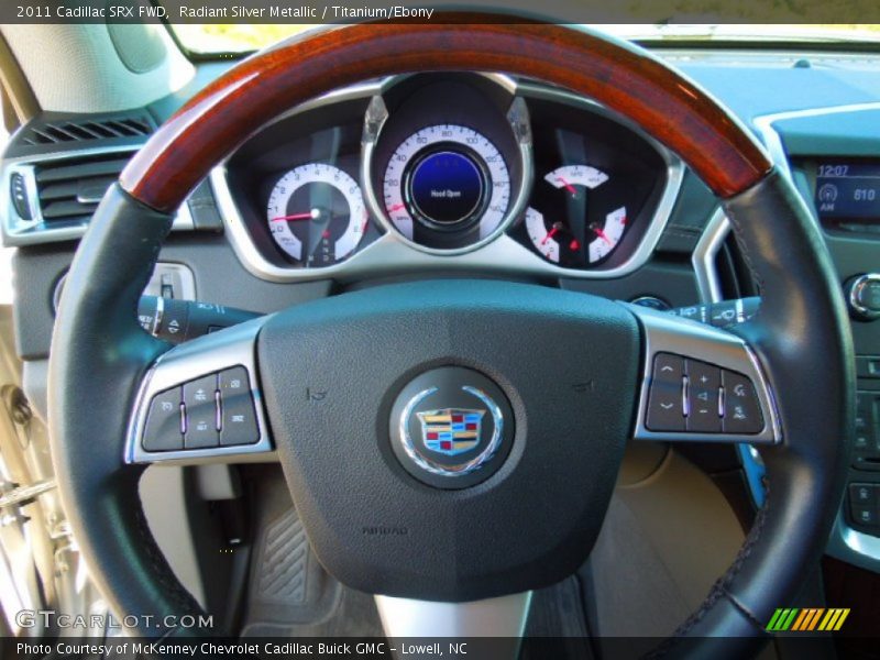 Radiant Silver Metallic / Titanium/Ebony 2011 Cadillac SRX FWD