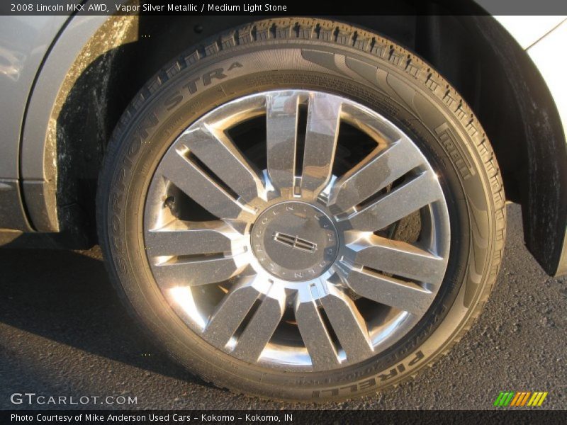 Vapor Silver Metallic / Medium Light Stone 2008 Lincoln MKX AWD