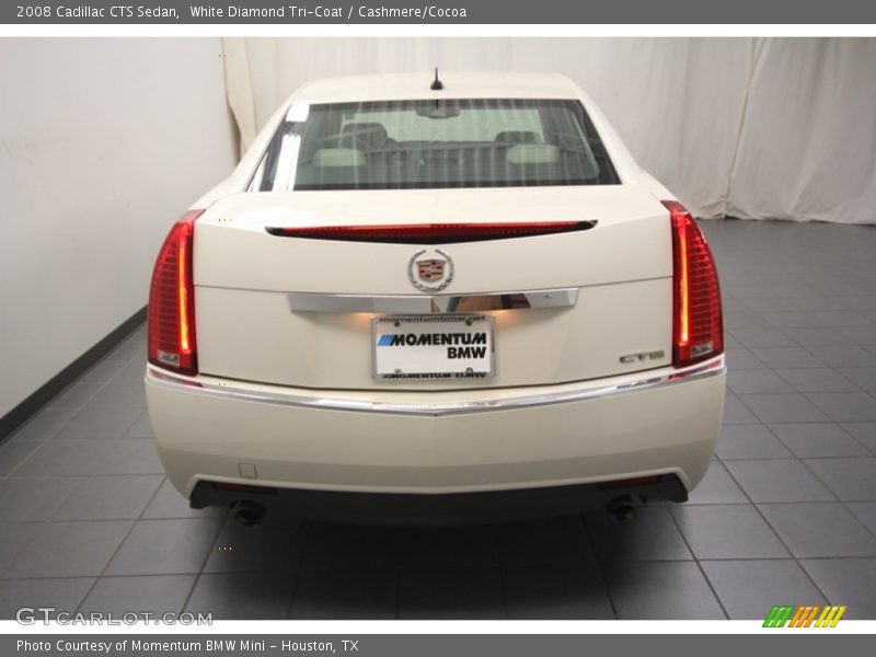 White Diamond Tri-Coat / Cashmere/Cocoa 2008 Cadillac CTS Sedan