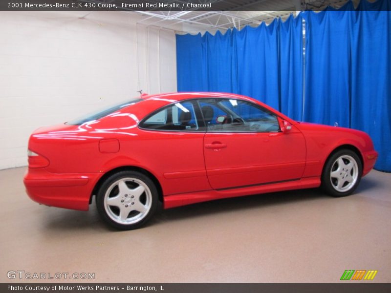 Firemist Red Metallic / Charcoal 2001 Mercedes-Benz CLK 430 Coupe