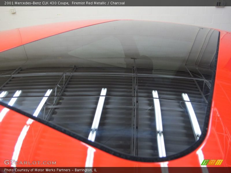 Firemist Red Metallic / Charcoal 2001 Mercedes-Benz CLK 430 Coupe