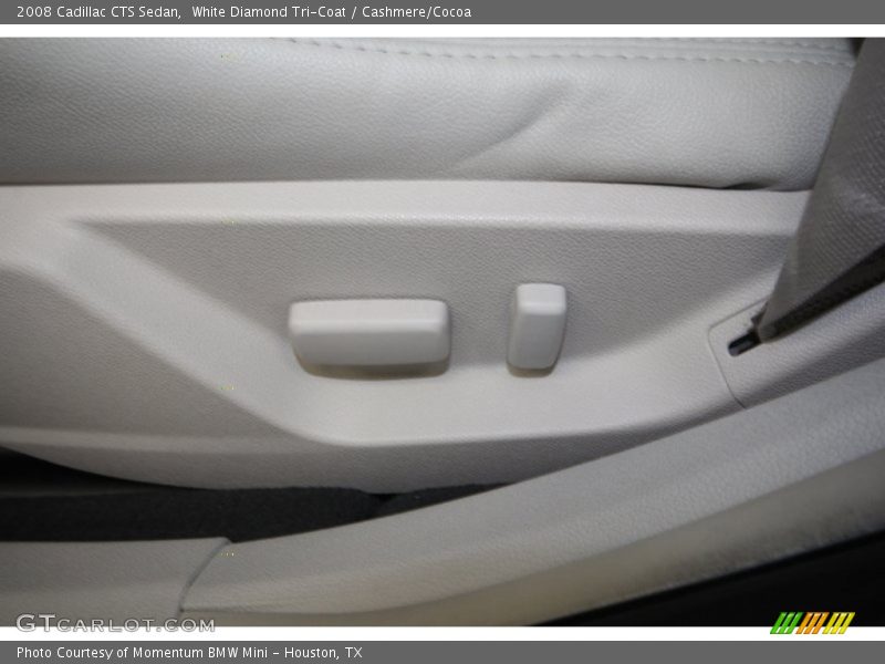 White Diamond Tri-Coat / Cashmere/Cocoa 2008 Cadillac CTS Sedan