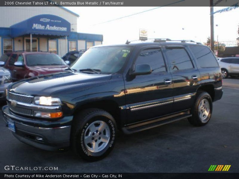 Bermuda Blue Metallic / Tan/Neutral 2006 Chevrolet Tahoe LT 4x4