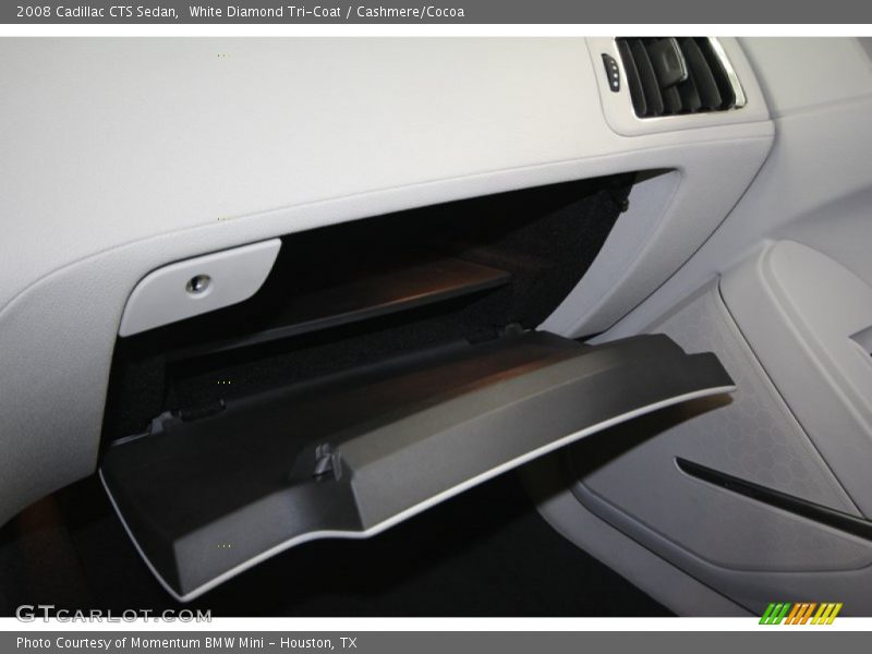 White Diamond Tri-Coat / Cashmere/Cocoa 2008 Cadillac CTS Sedan