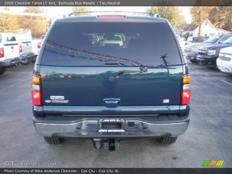 Bermuda Blue Metallic / Tan/Neutral 2006 Chevrolet Tahoe LT 4x4