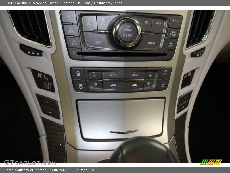 White Diamond Tri-Coat / Cashmere/Cocoa 2008 Cadillac CTS Sedan