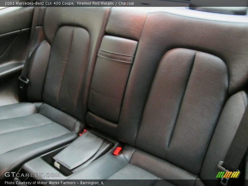 Firemist Red Metallic / Charcoal 2001 Mercedes-Benz CLK 430 Coupe