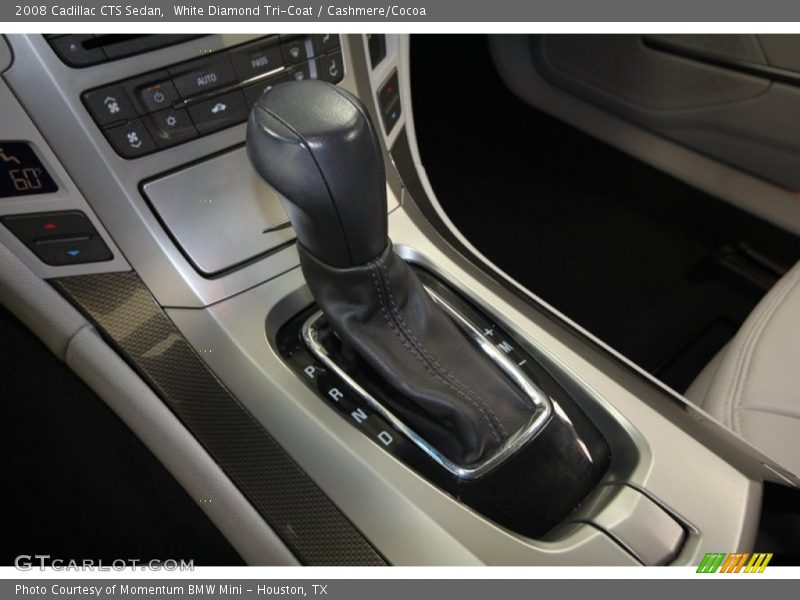 White Diamond Tri-Coat / Cashmere/Cocoa 2008 Cadillac CTS Sedan