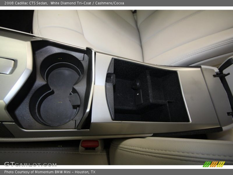 White Diamond Tri-Coat / Cashmere/Cocoa 2008 Cadillac CTS Sedan