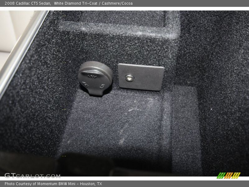 White Diamond Tri-Coat / Cashmere/Cocoa 2008 Cadillac CTS Sedan