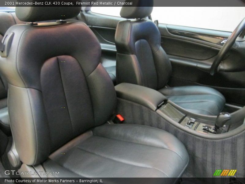 Firemist Red Metallic / Charcoal 2001 Mercedes-Benz CLK 430 Coupe