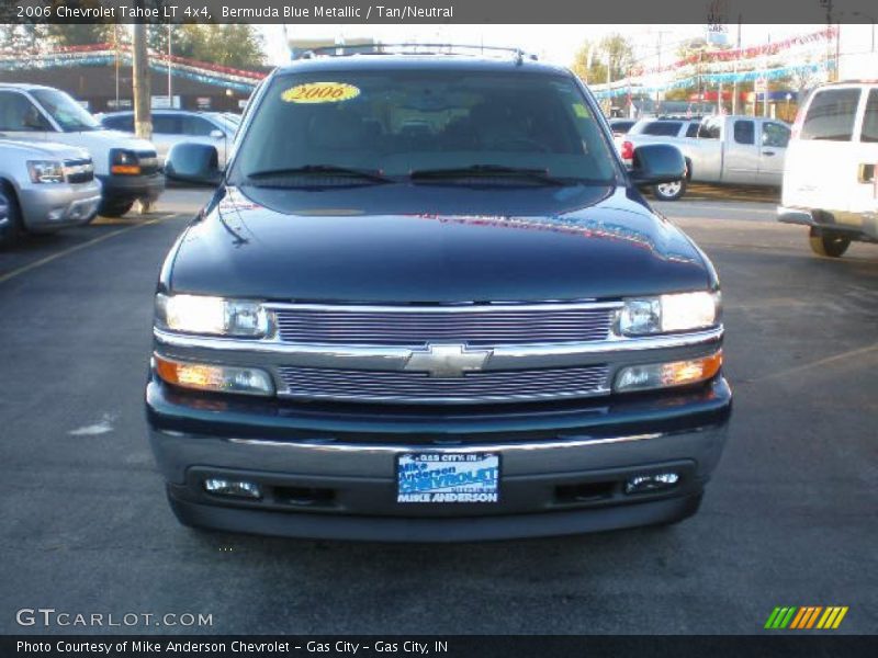 Bermuda Blue Metallic / Tan/Neutral 2006 Chevrolet Tahoe LT 4x4