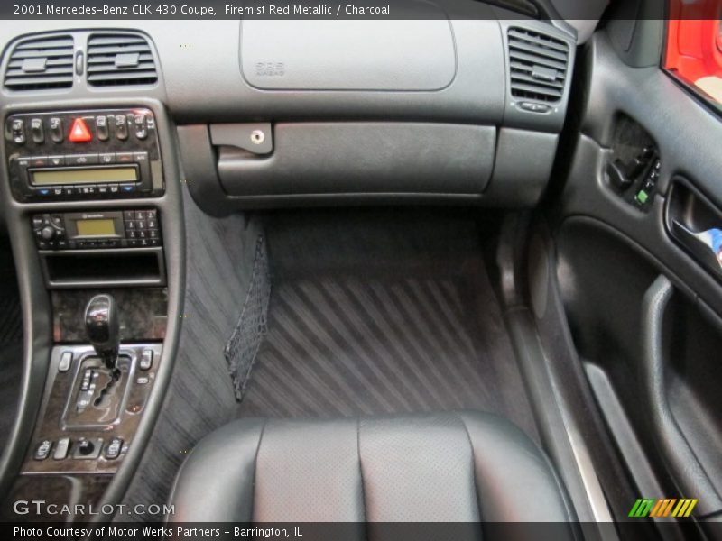 Firemist Red Metallic / Charcoal 2001 Mercedes-Benz CLK 430 Coupe