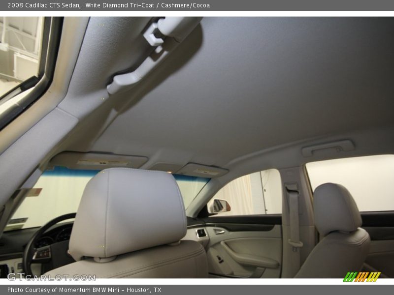 White Diamond Tri-Coat / Cashmere/Cocoa 2008 Cadillac CTS Sedan