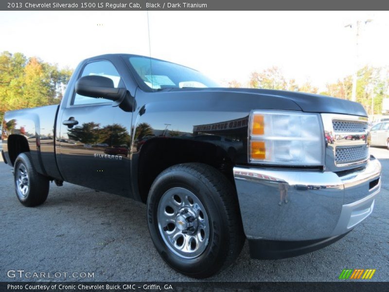 Black / Dark Titanium 2013 Chevrolet Silverado 1500 LS Regular Cab