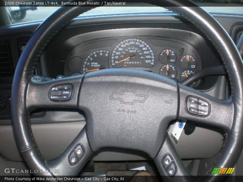 Bermuda Blue Metallic / Tan/Neutral 2006 Chevrolet Tahoe LT 4x4