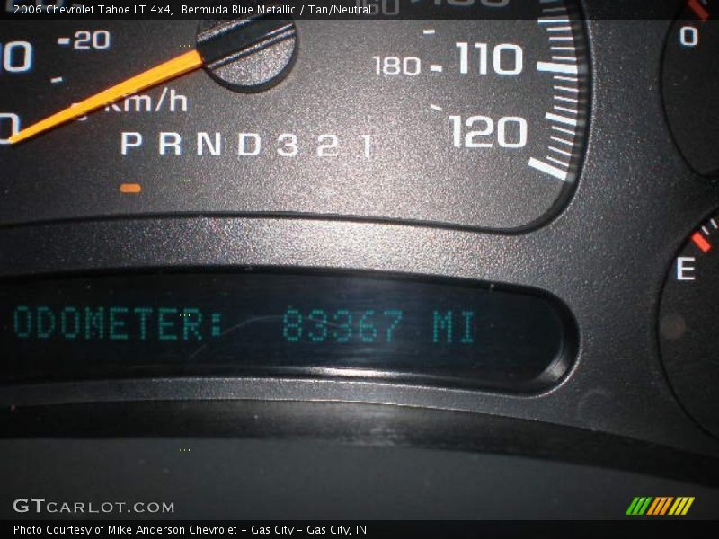 Bermuda Blue Metallic / Tan/Neutral 2006 Chevrolet Tahoe LT 4x4