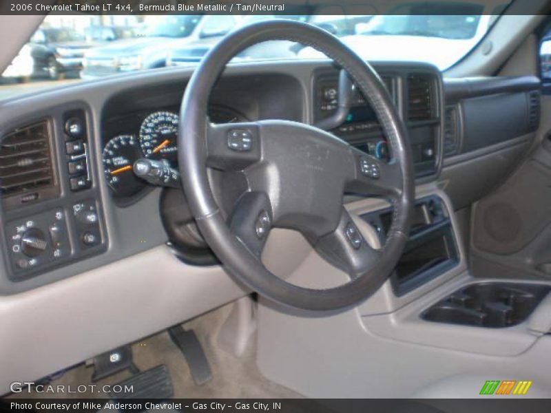 Bermuda Blue Metallic / Tan/Neutral 2006 Chevrolet Tahoe LT 4x4