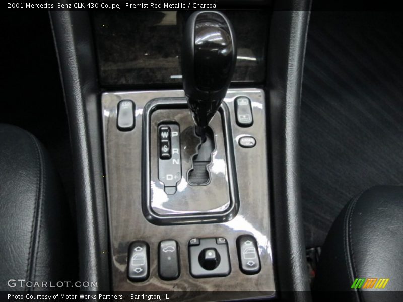 Firemist Red Metallic / Charcoal 2001 Mercedes-Benz CLK 430 Coupe