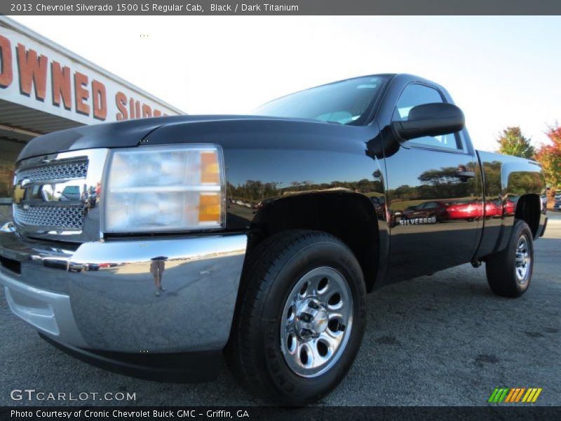 Black / Dark Titanium 2013 Chevrolet Silverado 1500 LS Regular Cab