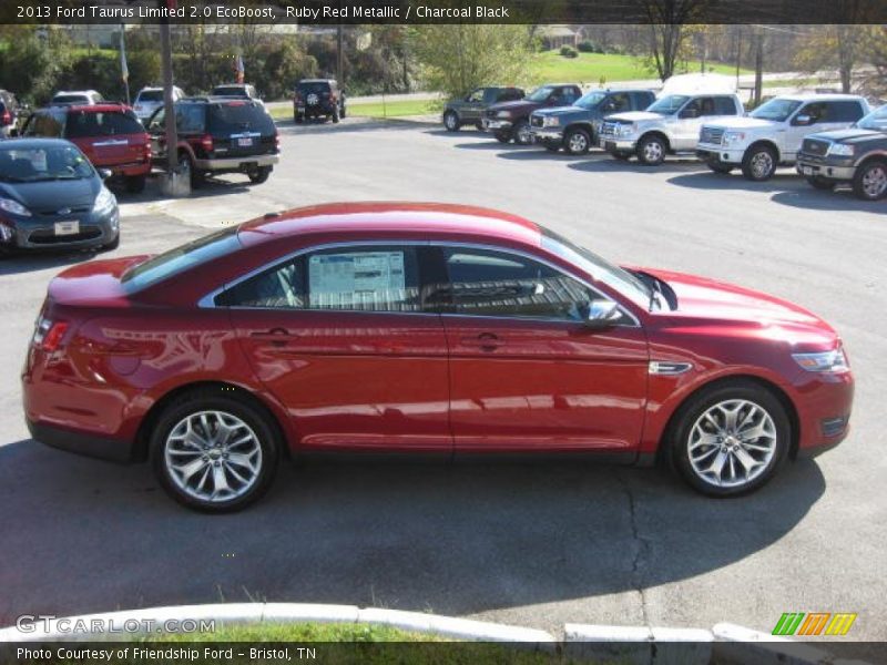 Ruby Red Metallic / Charcoal Black 2013 Ford Taurus Limited 2.0 EcoBoost