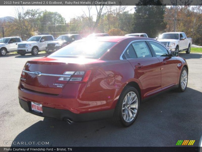 Ruby Red Metallic / Charcoal Black 2013 Ford Taurus Limited 2.0 EcoBoost