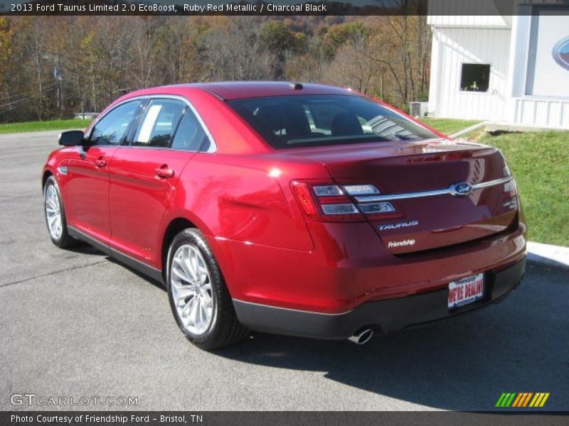 Ruby Red Metallic / Charcoal Black 2013 Ford Taurus Limited 2.0 EcoBoost