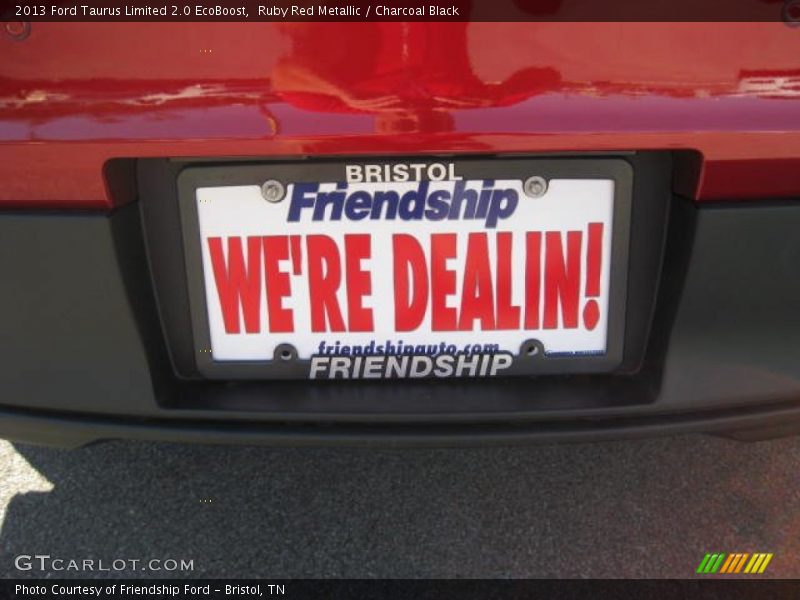 Ruby Red Metallic / Charcoal Black 2013 Ford Taurus Limited 2.0 EcoBoost