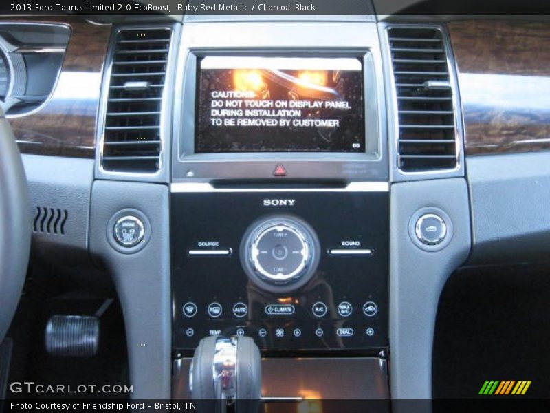 Controls of 2013 Taurus Limited 2.0 EcoBoost