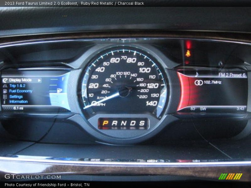  2013 Taurus Limited 2.0 EcoBoost Limited 2.0 EcoBoost Gauges