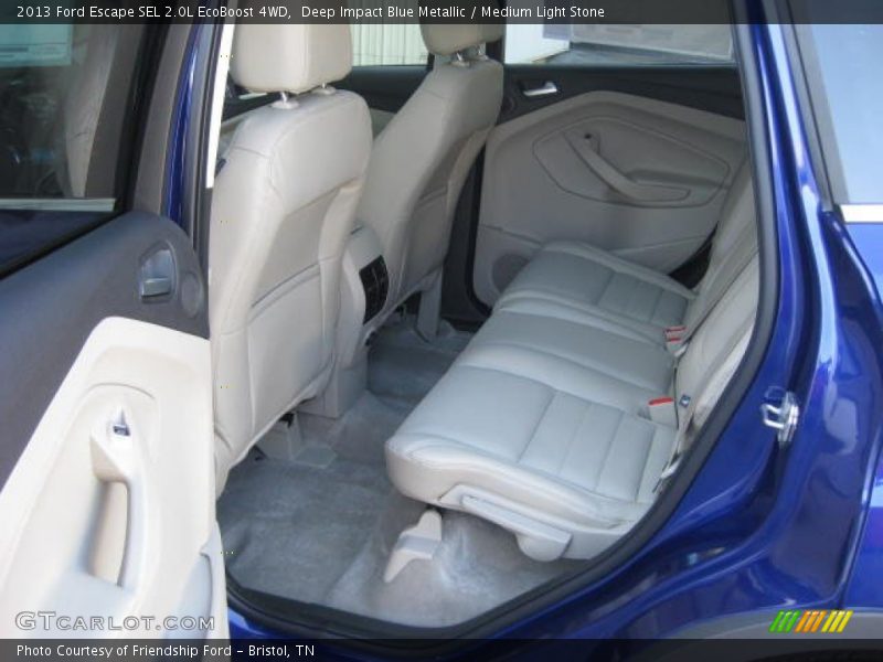 Deep Impact Blue Metallic / Medium Light Stone 2013 Ford Escape SEL 2.0L EcoBoost 4WD
