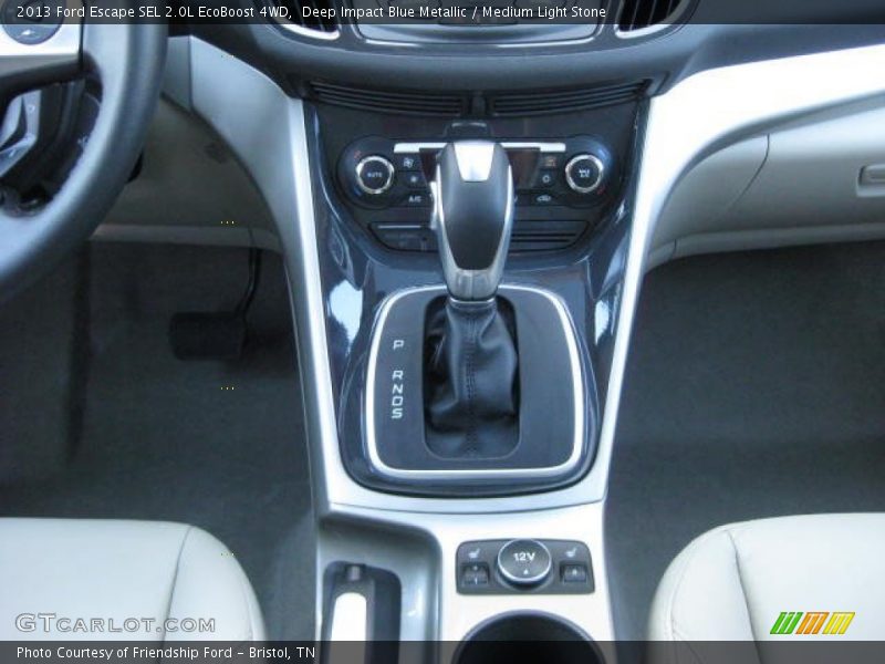 Deep Impact Blue Metallic / Medium Light Stone 2013 Ford Escape SEL 2.0L EcoBoost 4WD