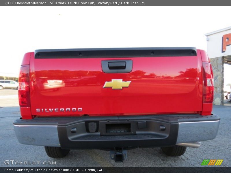 Victory Red / Dark Titanium 2013 Chevrolet Silverado 1500 Work Truck Crew Cab