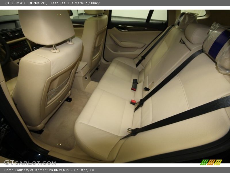 Deep Sea Blue Metallic / Black 2013 BMW X1 sDrive 28i