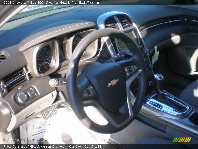 Silver Ice Metallic / Jet Black/Titanium 2013 Chevrolet Malibu ECO