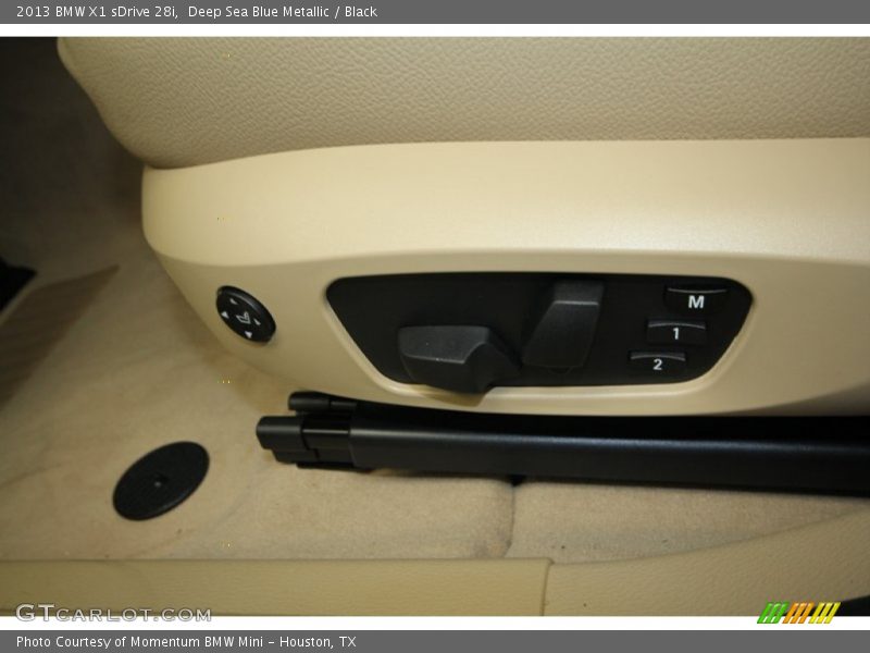 Deep Sea Blue Metallic / Black 2013 BMW X1 sDrive 28i