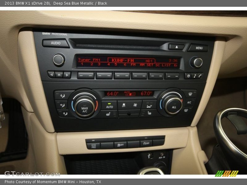Deep Sea Blue Metallic / Black 2013 BMW X1 sDrive 28i
