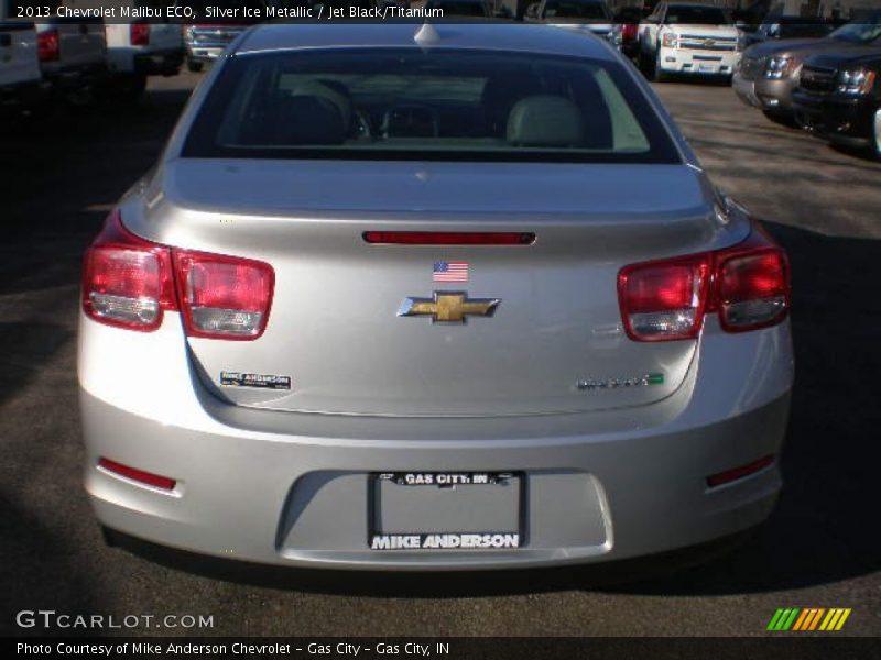 Silver Ice Metallic / Jet Black/Titanium 2013 Chevrolet Malibu ECO