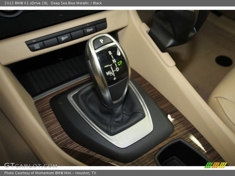 Deep Sea Blue Metallic / Black 2013 BMW X1 sDrive 28i