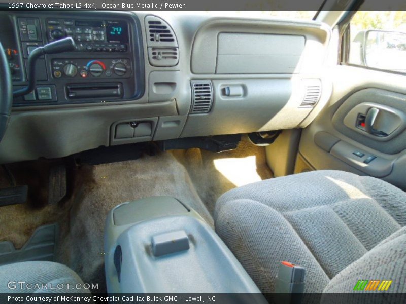 Ocean Blue Metallic / Pewter 1997 Chevrolet Tahoe LS 4x4