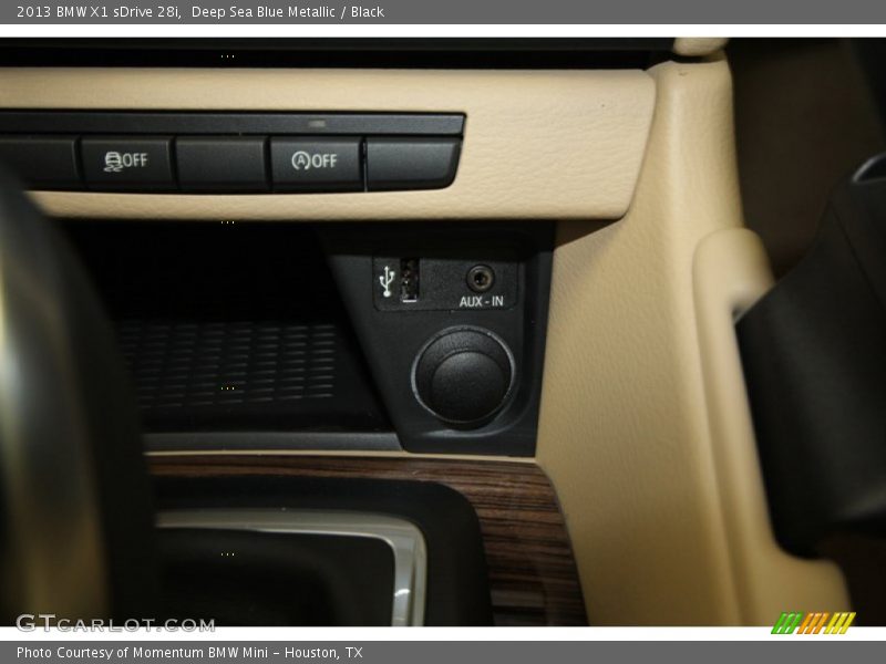 Deep Sea Blue Metallic / Black 2013 BMW X1 sDrive 28i