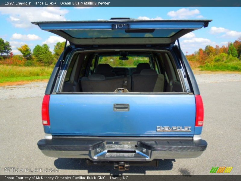 Ocean Blue Metallic / Pewter 1997 Chevrolet Tahoe LS 4x4