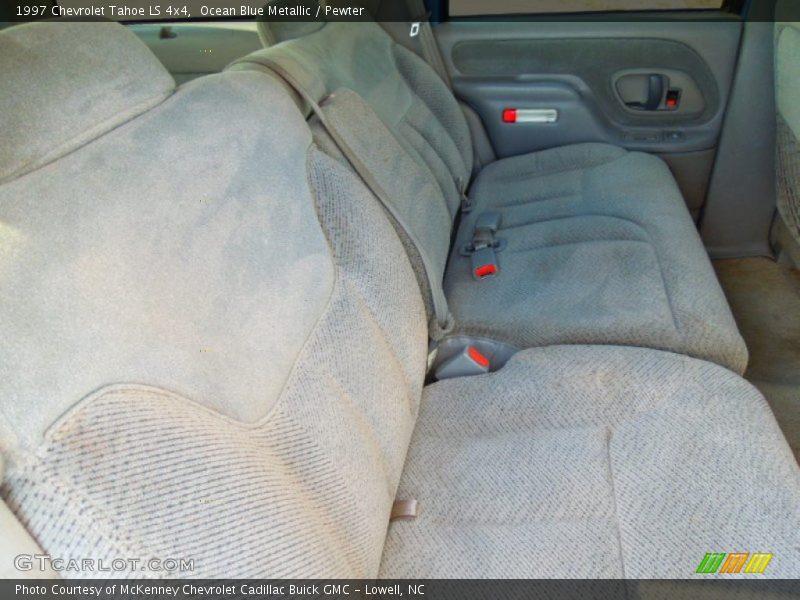 Ocean Blue Metallic / Pewter 1997 Chevrolet Tahoe LS 4x4