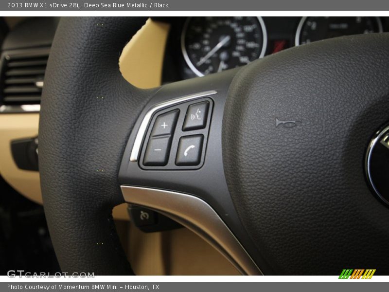 Deep Sea Blue Metallic / Black 2013 BMW X1 sDrive 28i