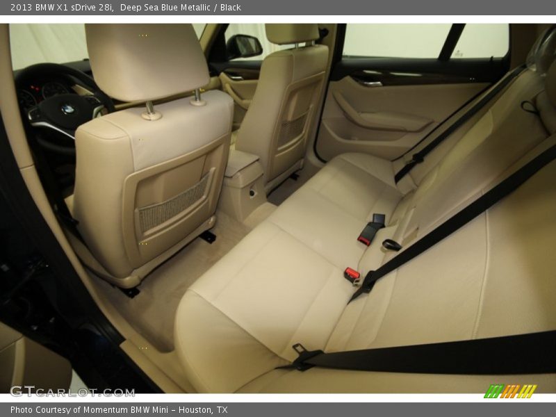 Deep Sea Blue Metallic / Black 2013 BMW X1 sDrive 28i