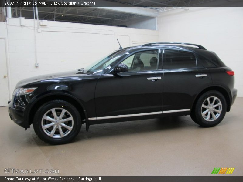 Black Obsidian / Graphite 2007 Infiniti FX 35 AWD