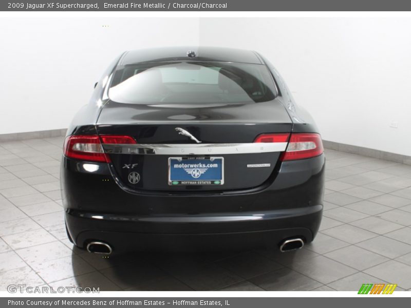 Emerald Fire Metallic / Charcoal/Charcoal 2009 Jaguar XF Supercharged