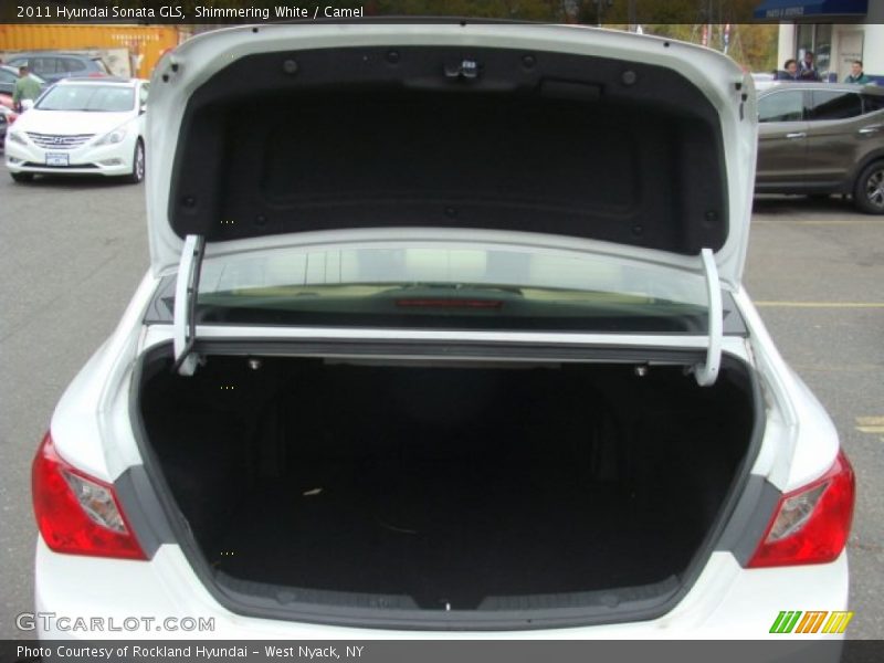 Shimmering White / Camel 2011 Hyundai Sonata GLS
