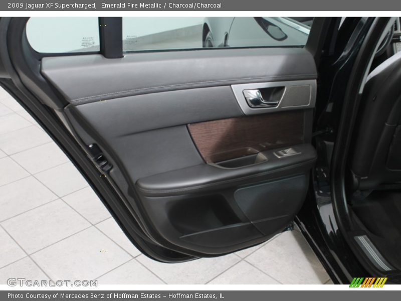 Emerald Fire Metallic / Charcoal/Charcoal 2009 Jaguar XF Supercharged