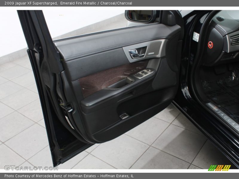 Emerald Fire Metallic / Charcoal/Charcoal 2009 Jaguar XF Supercharged